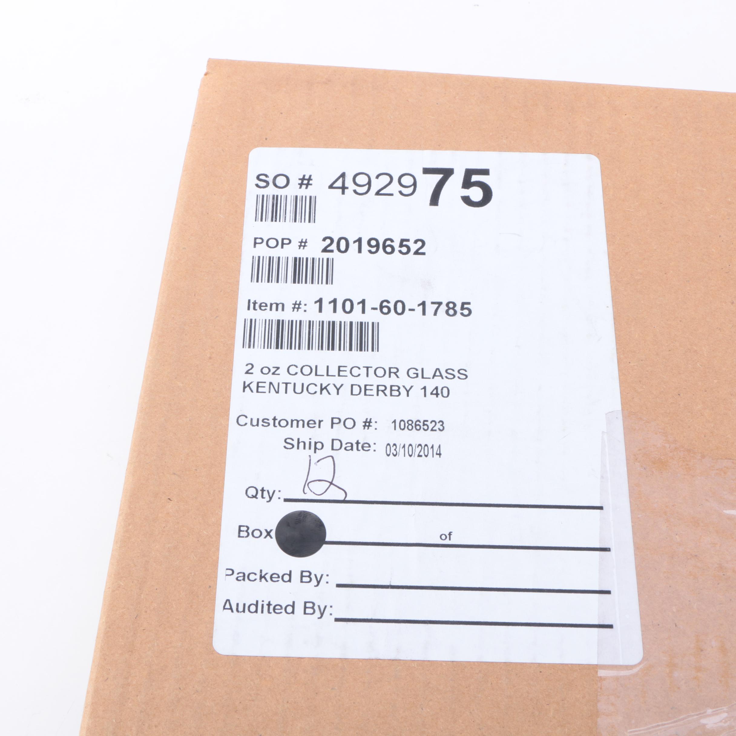 Kentucky Derby Commemorative Shotglasses