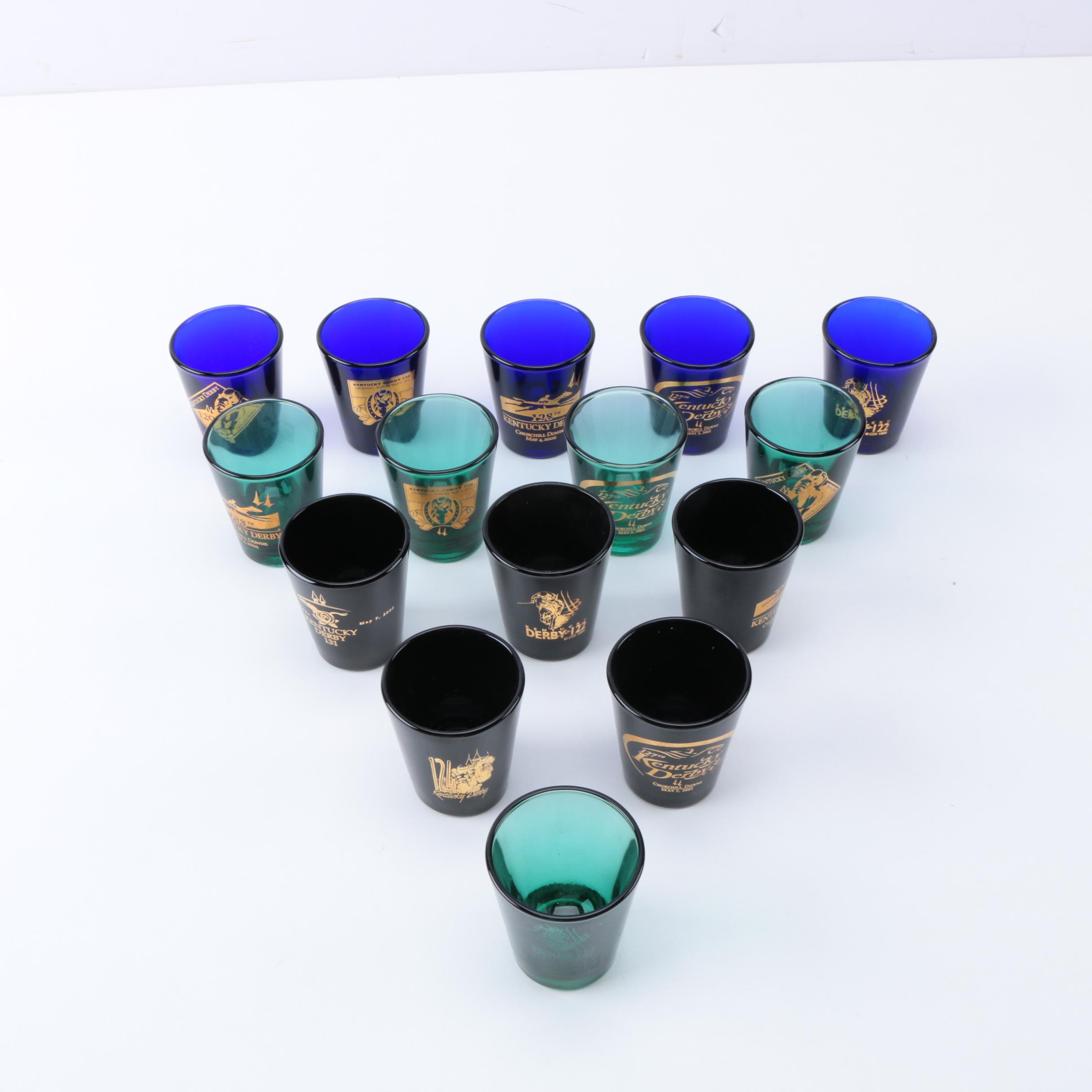 Kentucky Derby Commemorative Shotglasses