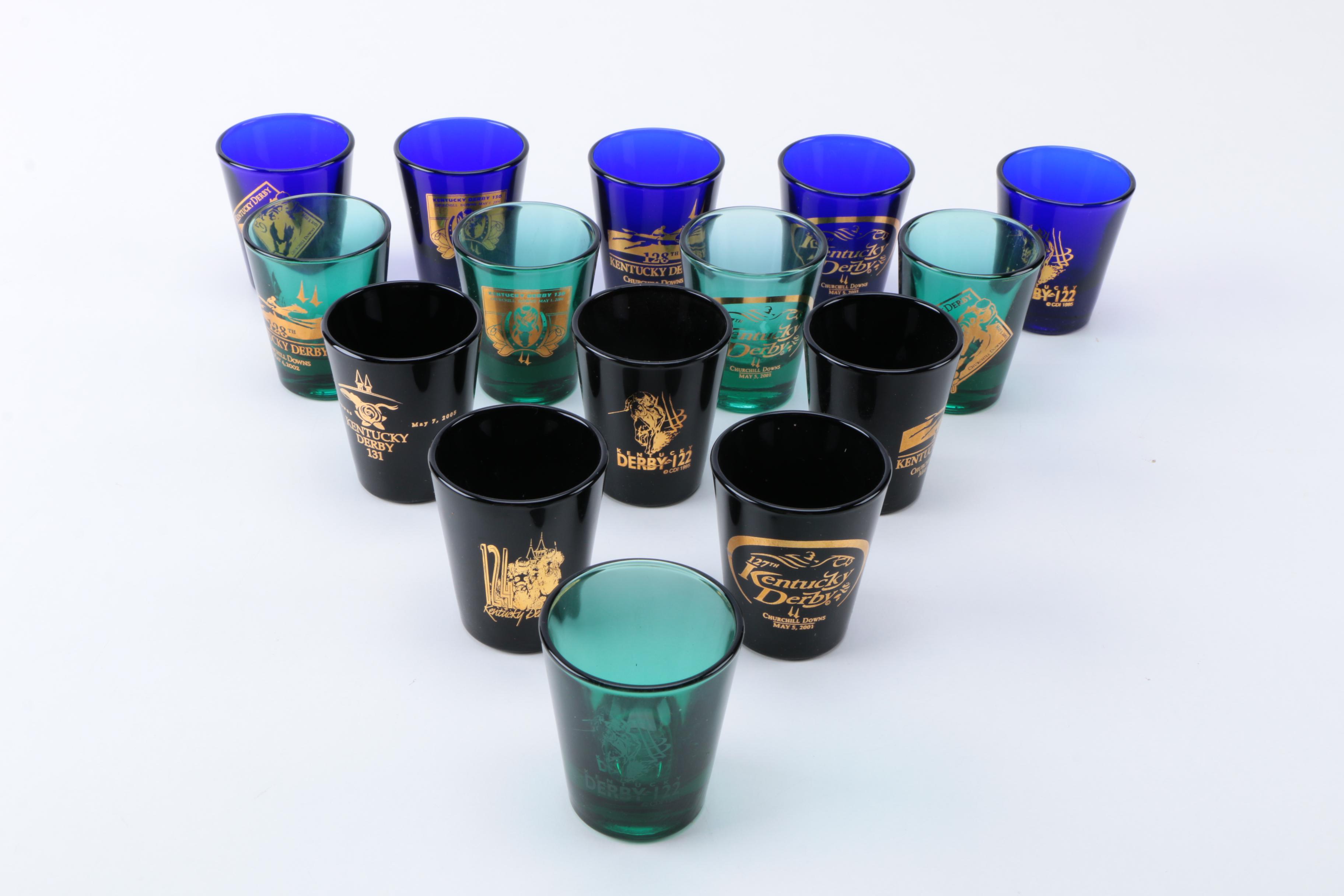 Kentucky Derby Commemorative Shotglasses