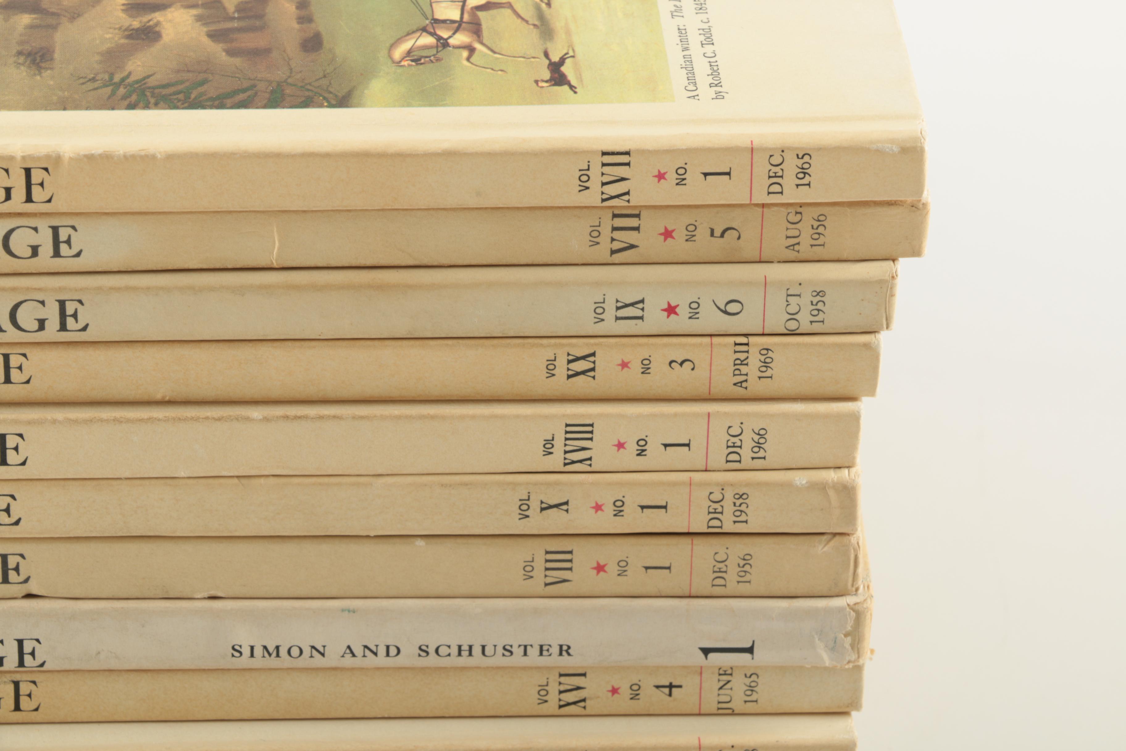 1950s–60s "American Heritage" Magazines Including First Issue