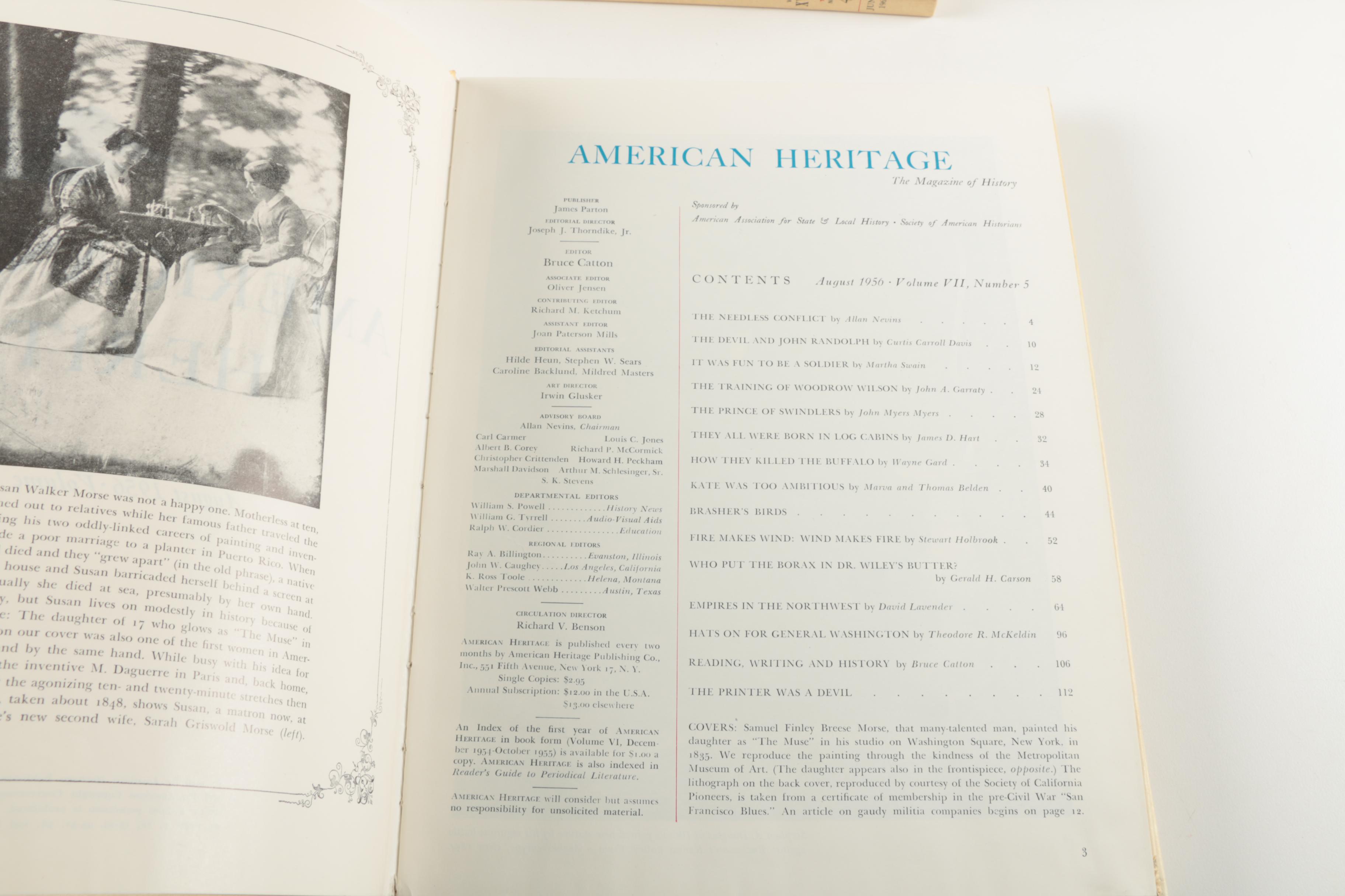 1950s–60s "American Heritage" Magazines Including First Issue