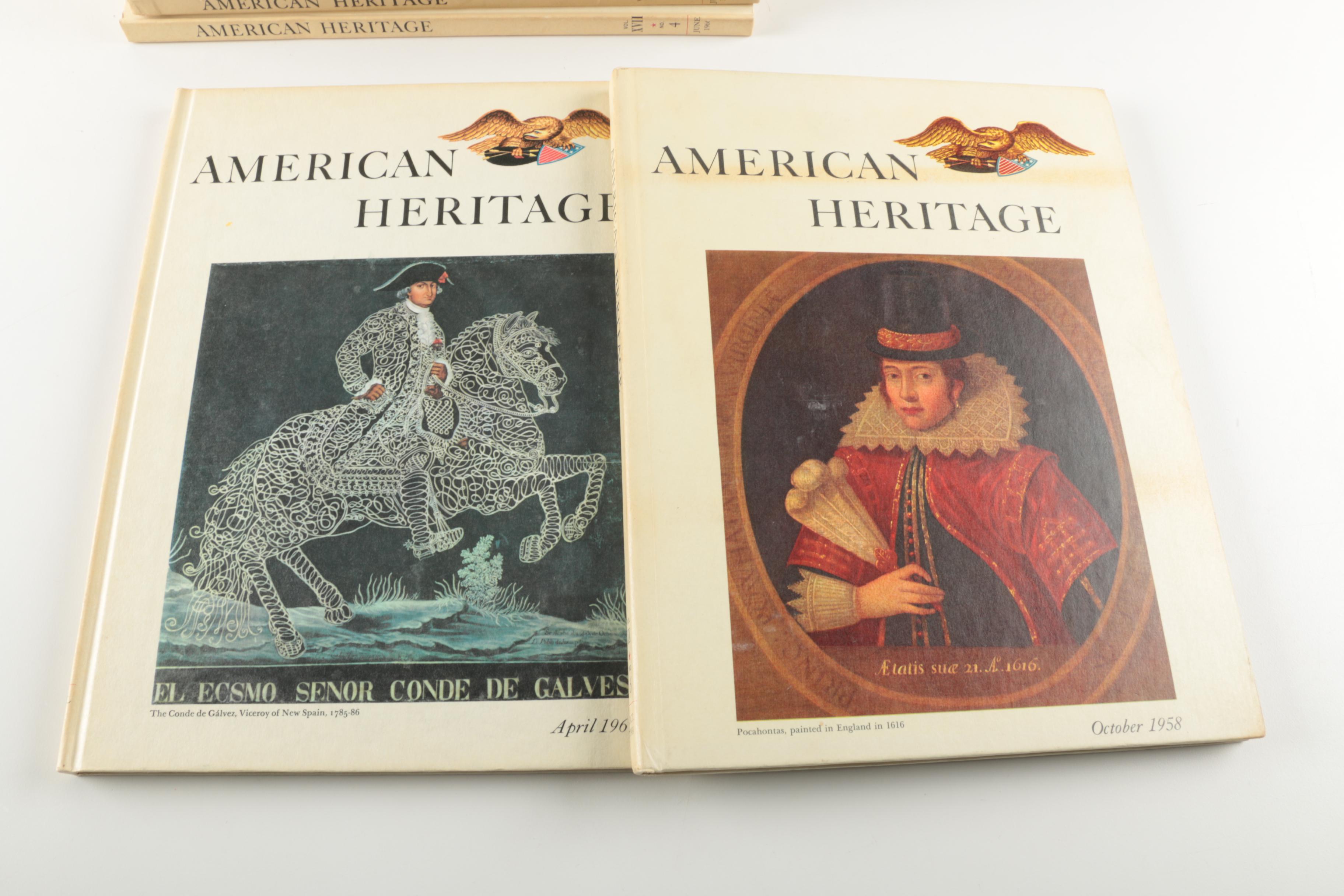 1950s–60s "American Heritage" Magazines Including First Issue