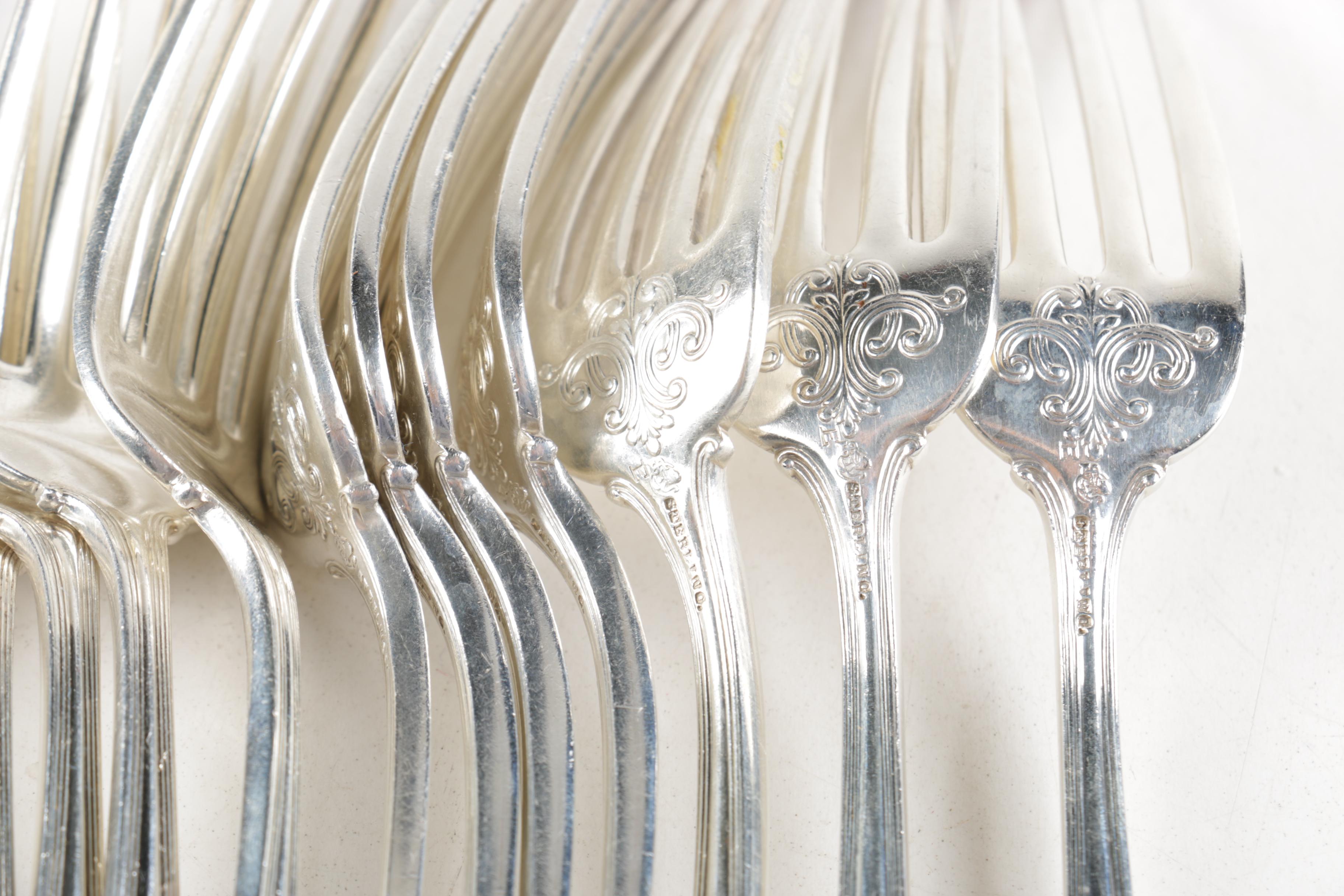 Frank M. Smith "Pilgrim" Sterling Silver Flatware