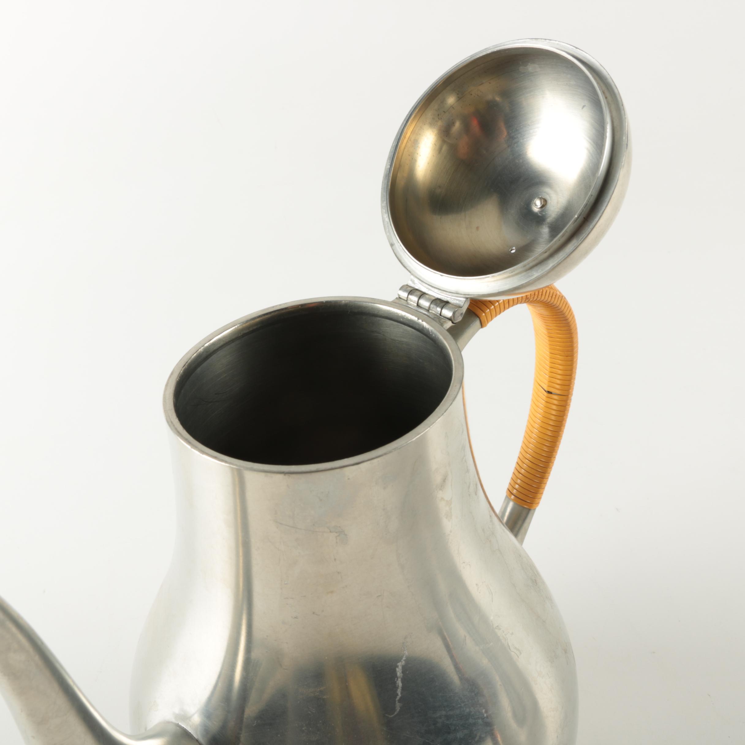 Metal Teapots including Royal Holland Pewter