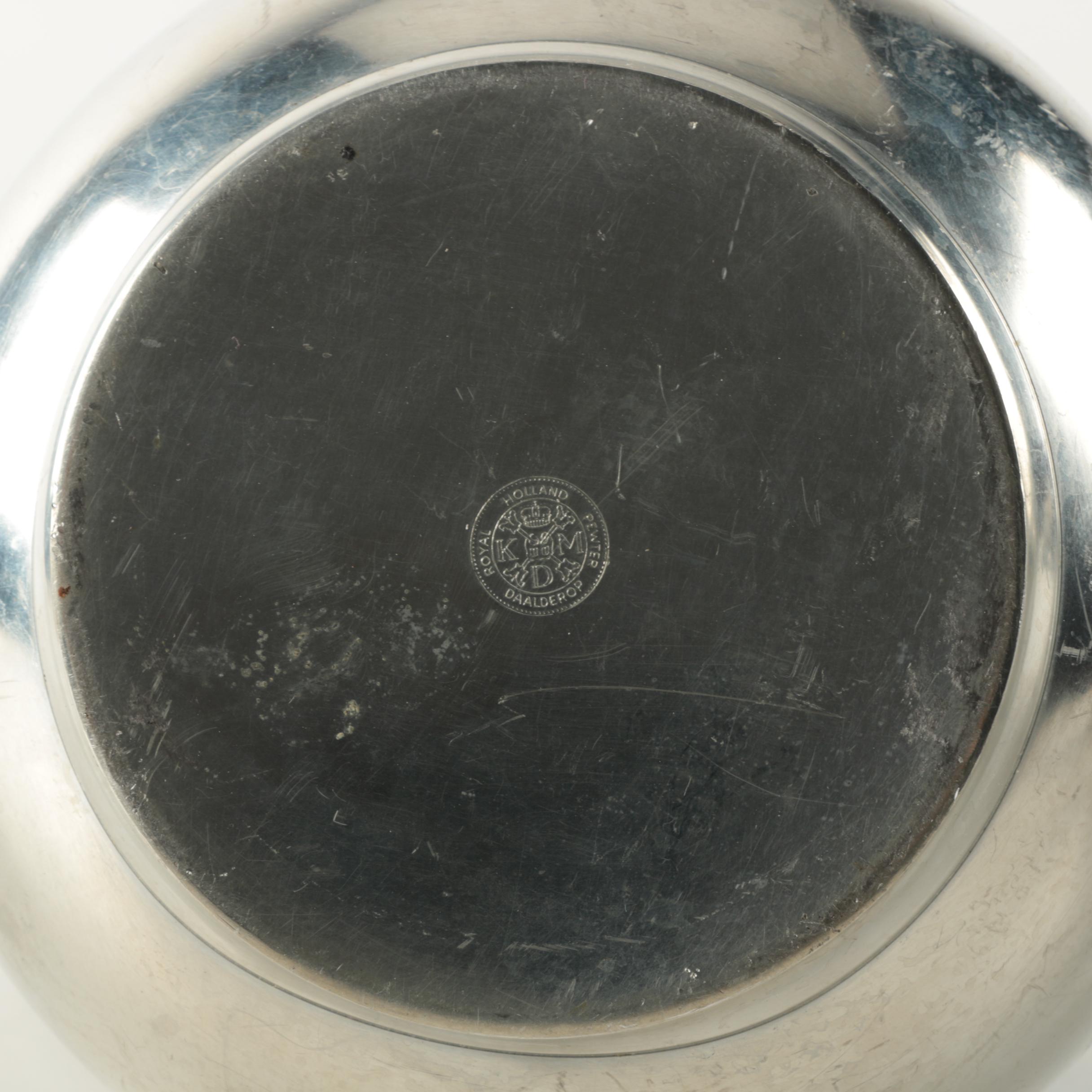 Metal Teapots including Royal Holland Pewter