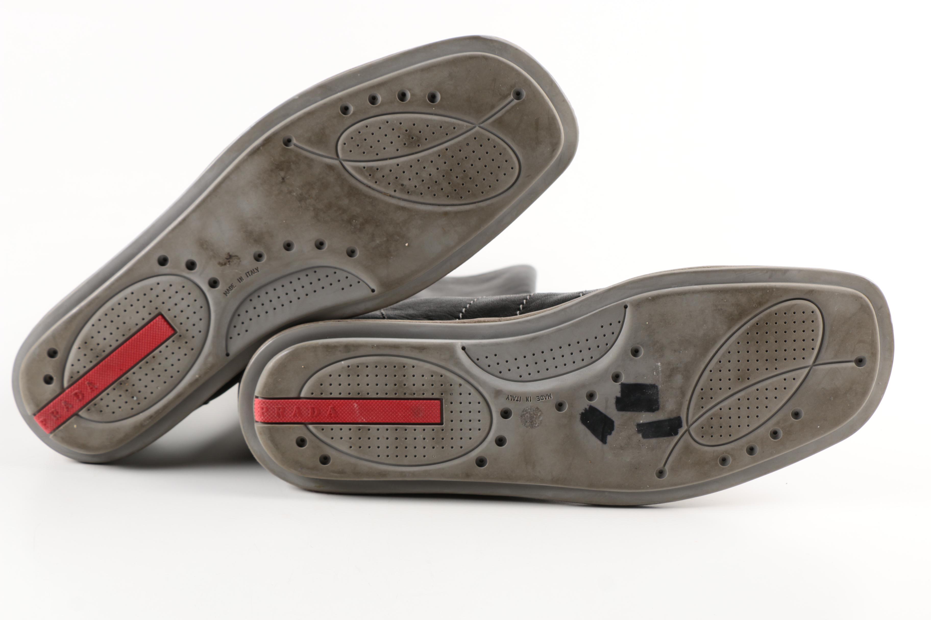 Men's Prada Leather Boots