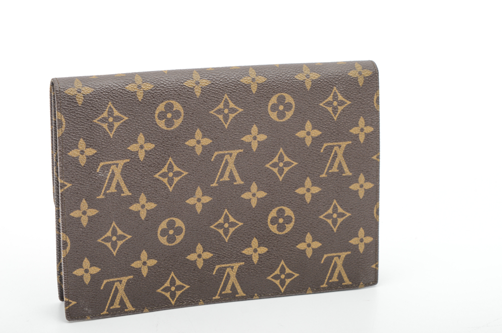 Louis Vuitton Signature Monogram Canvas Envelope Clutch Bag