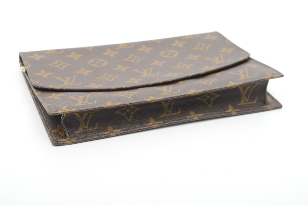 Louis Vuitton Signature Monogram Canvas Envelope Clutch Bag