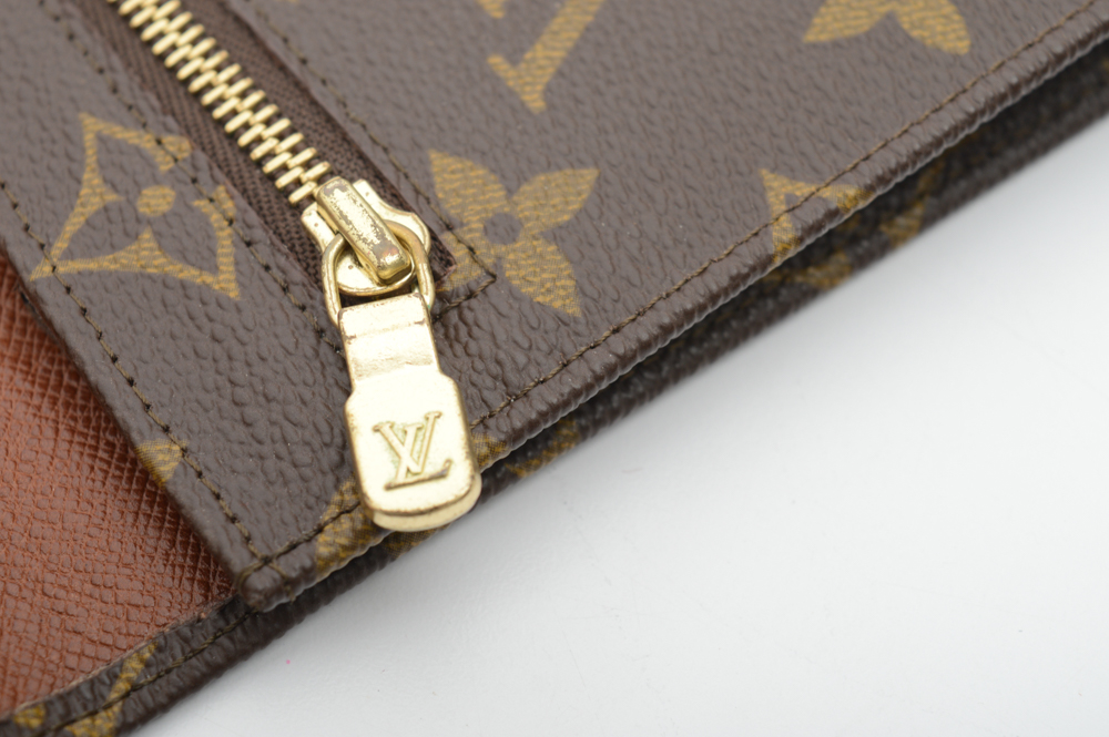 Louis Vuitton Signature Monogram Canvas Envelope Clutch Bag