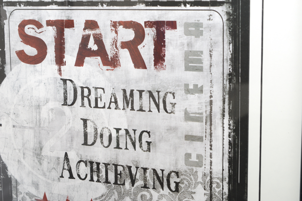 Film-Themed Motivational Offset Lithographs