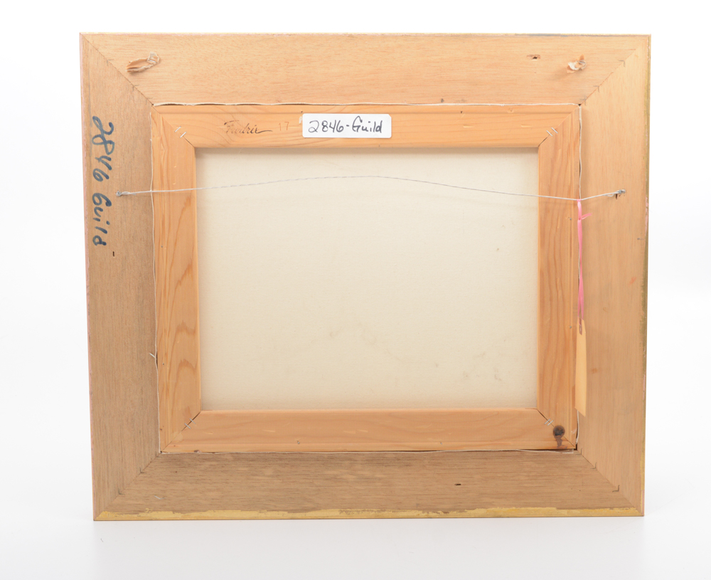 Offset Lithograph of Serene Landscape