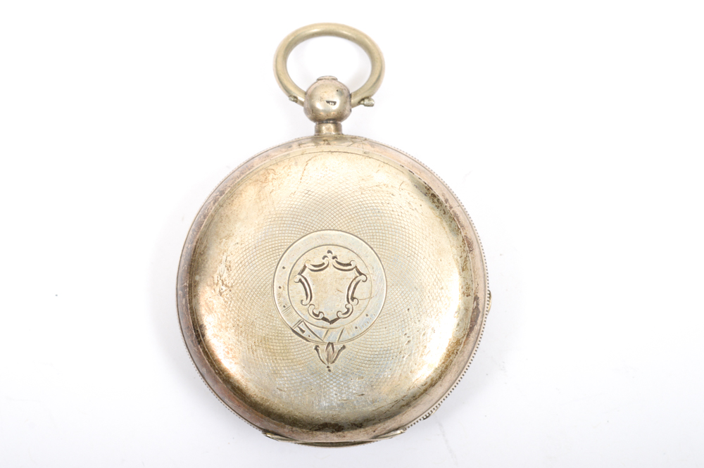 Antique Sterling Silver A.W.W. Co. Pocket Watch