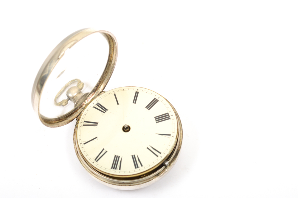 Antique Sterling Silver Pocket Watch