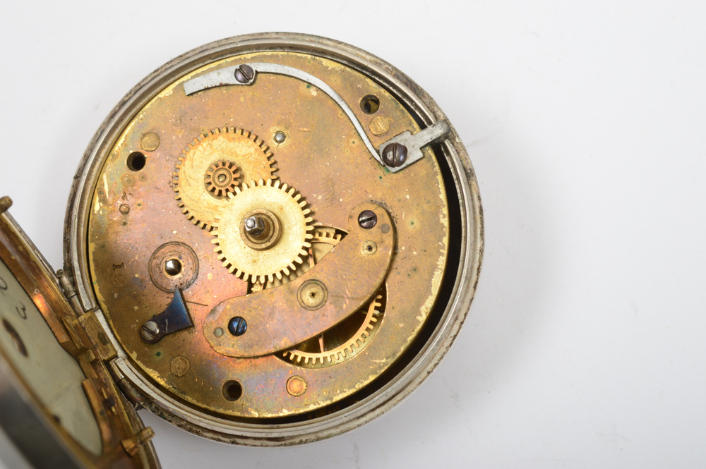 Antique Sterling Silver Pocket Watch