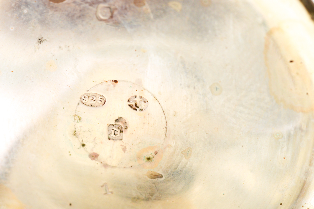 Hebdomas Sterling Silver Open Face Pocket Watch