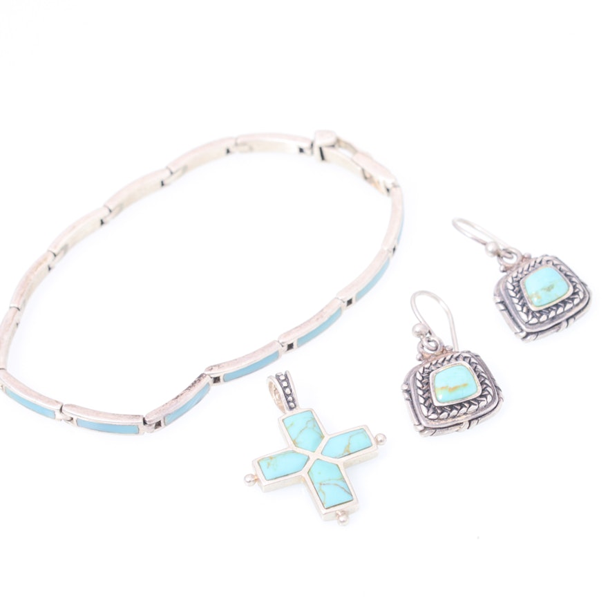 Sterling Silver and Turquoise Jewelry