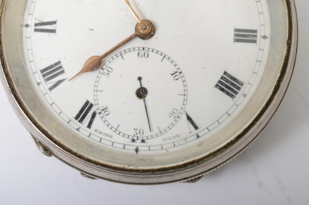 Antique Sterling Silver H. Samuel Manchester Pocket Watch