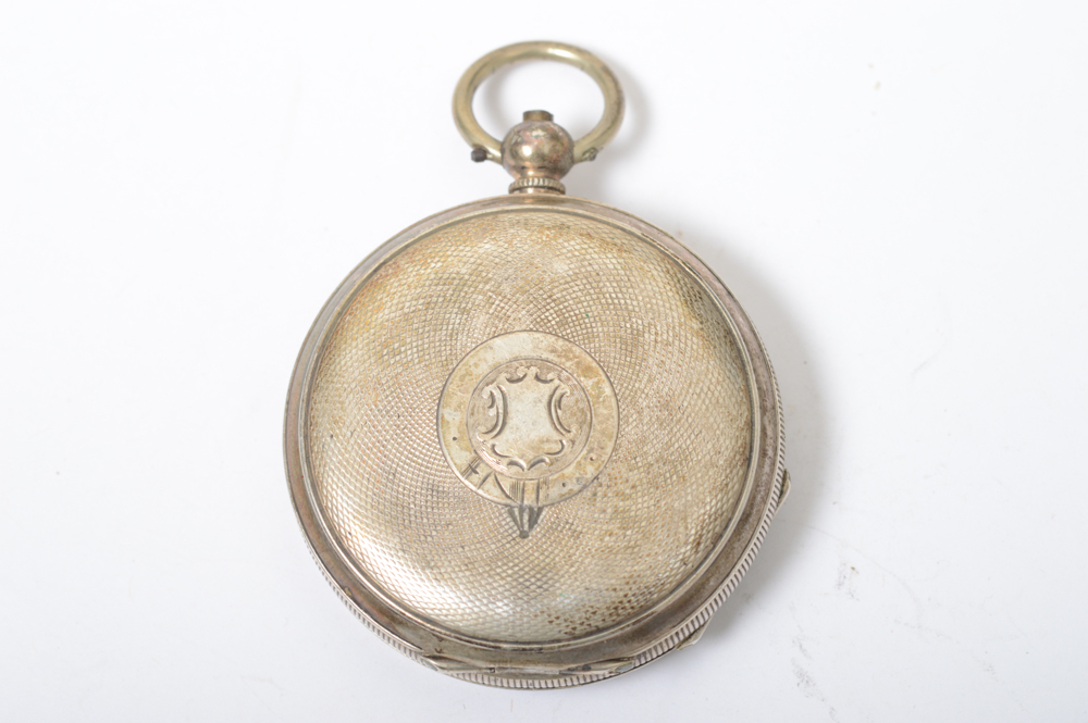 Antique Sterling Silver H. Samuel Manchester Pocket Watch