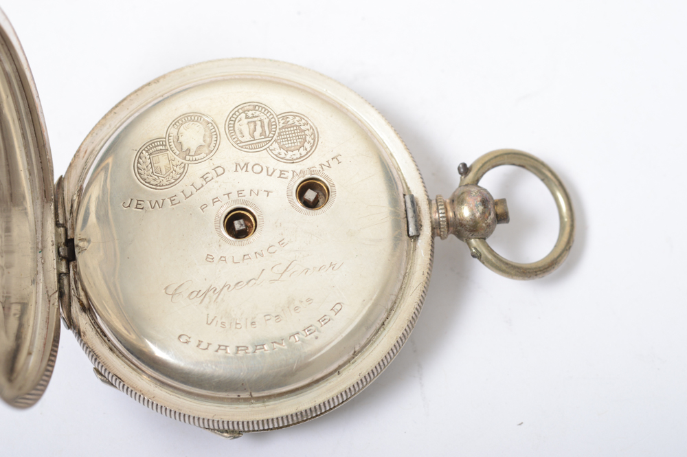 Antique Sterling Silver H. Samuel Manchester Pocket Watch