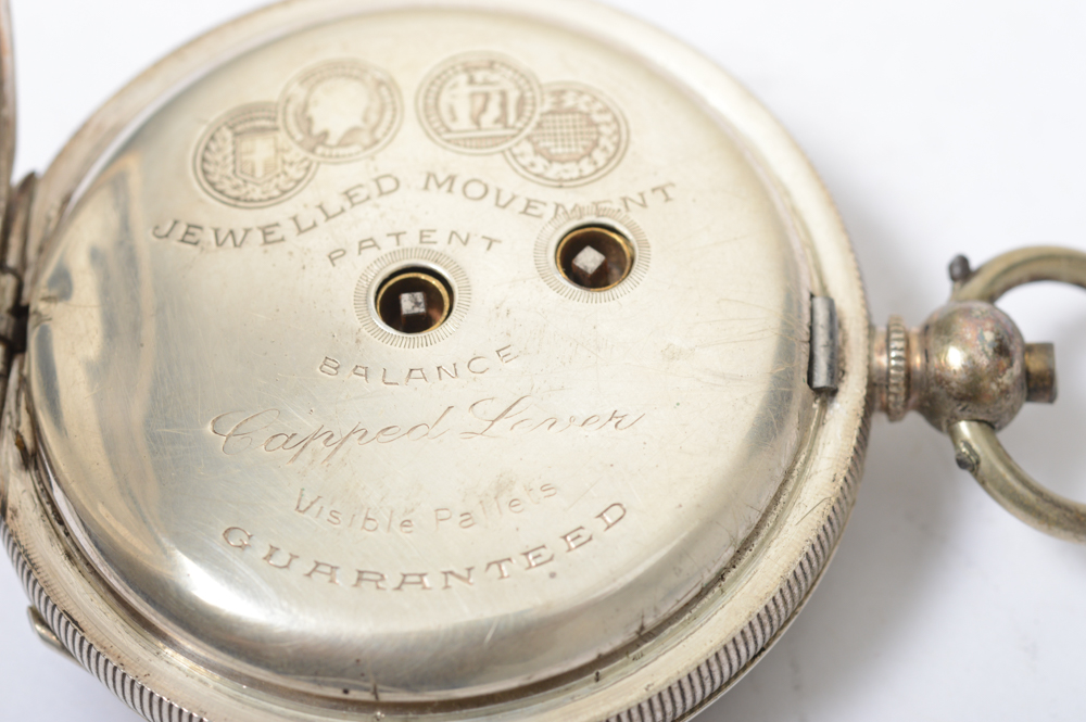 Antique Sterling Silver H. Samuel Manchester Pocket Watch