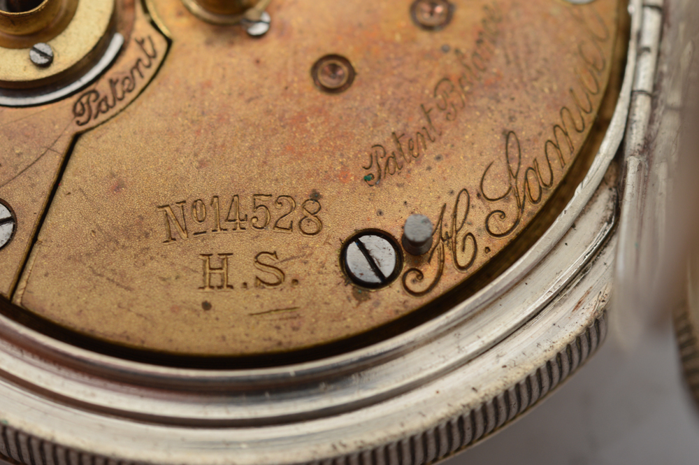 Antique Sterling Silver H. Samuel Manchester Pocket Watch