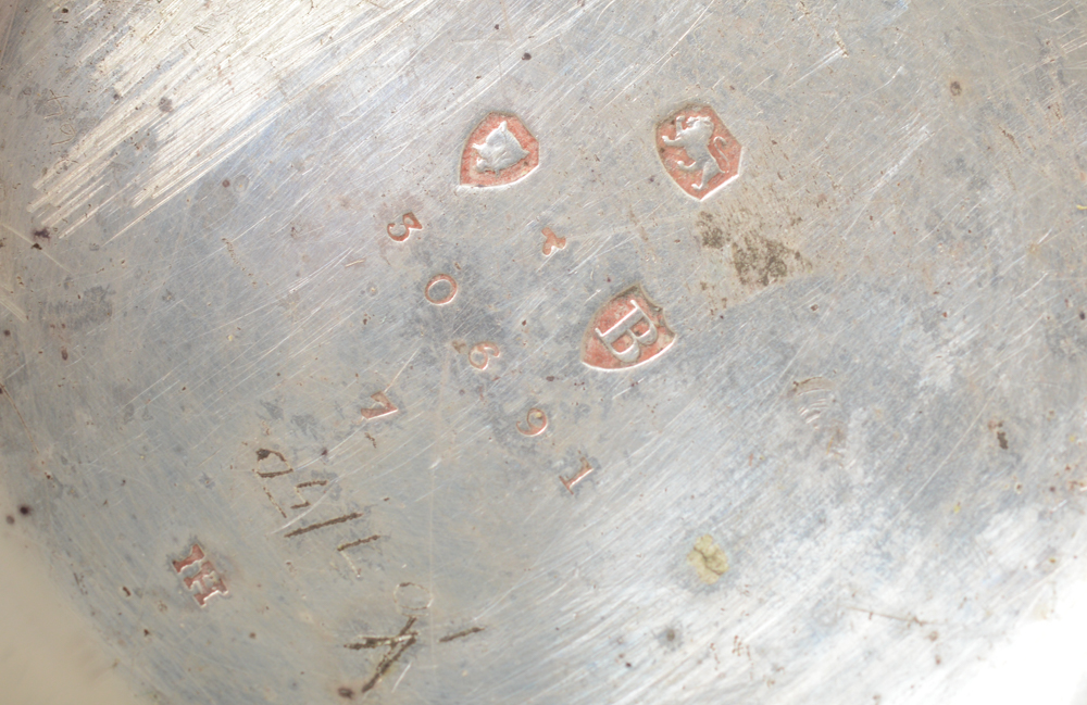 Antique Sterling Silver 1877 London Pocket Watch