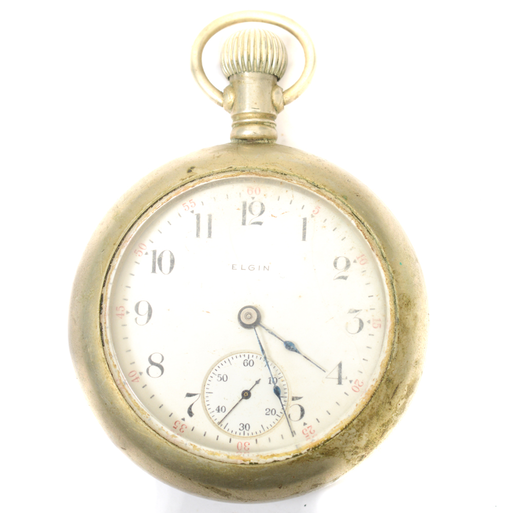 Elgin Open Face Pocket Watch
