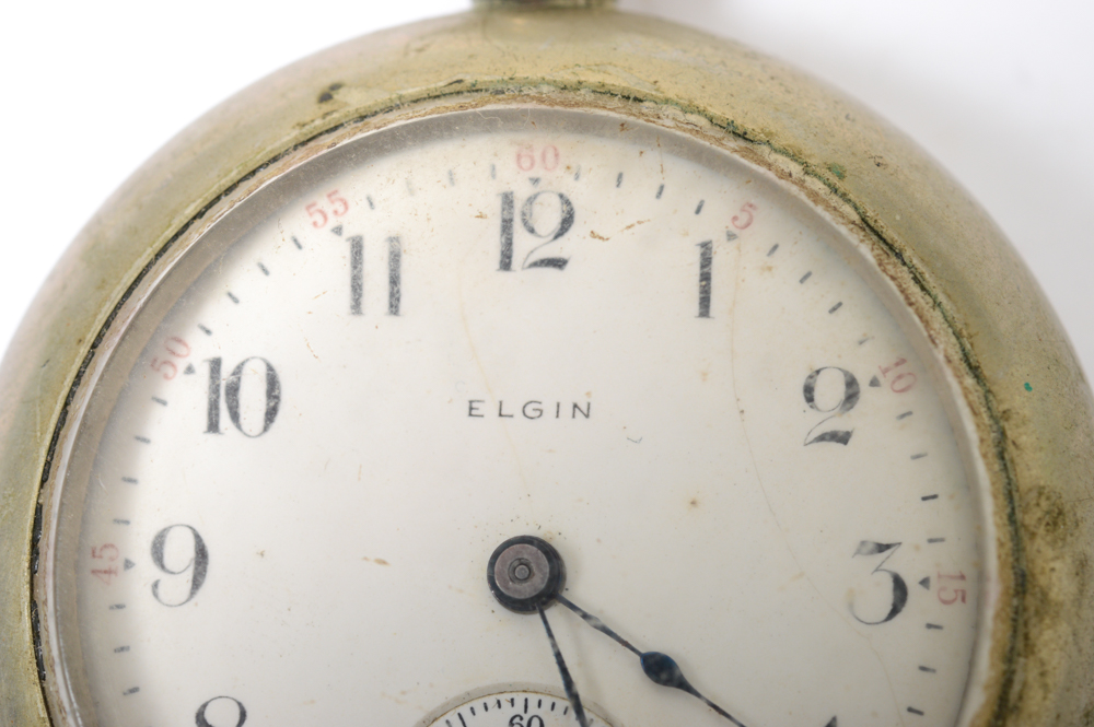 Elgin Open Face Pocket Watch