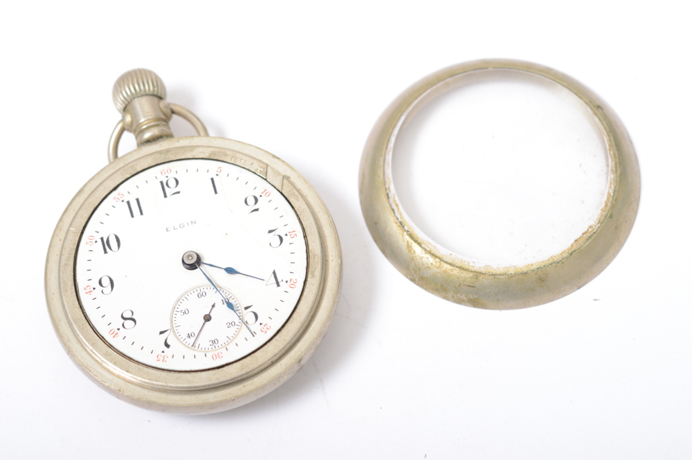 Elgin Open Face Pocket Watch