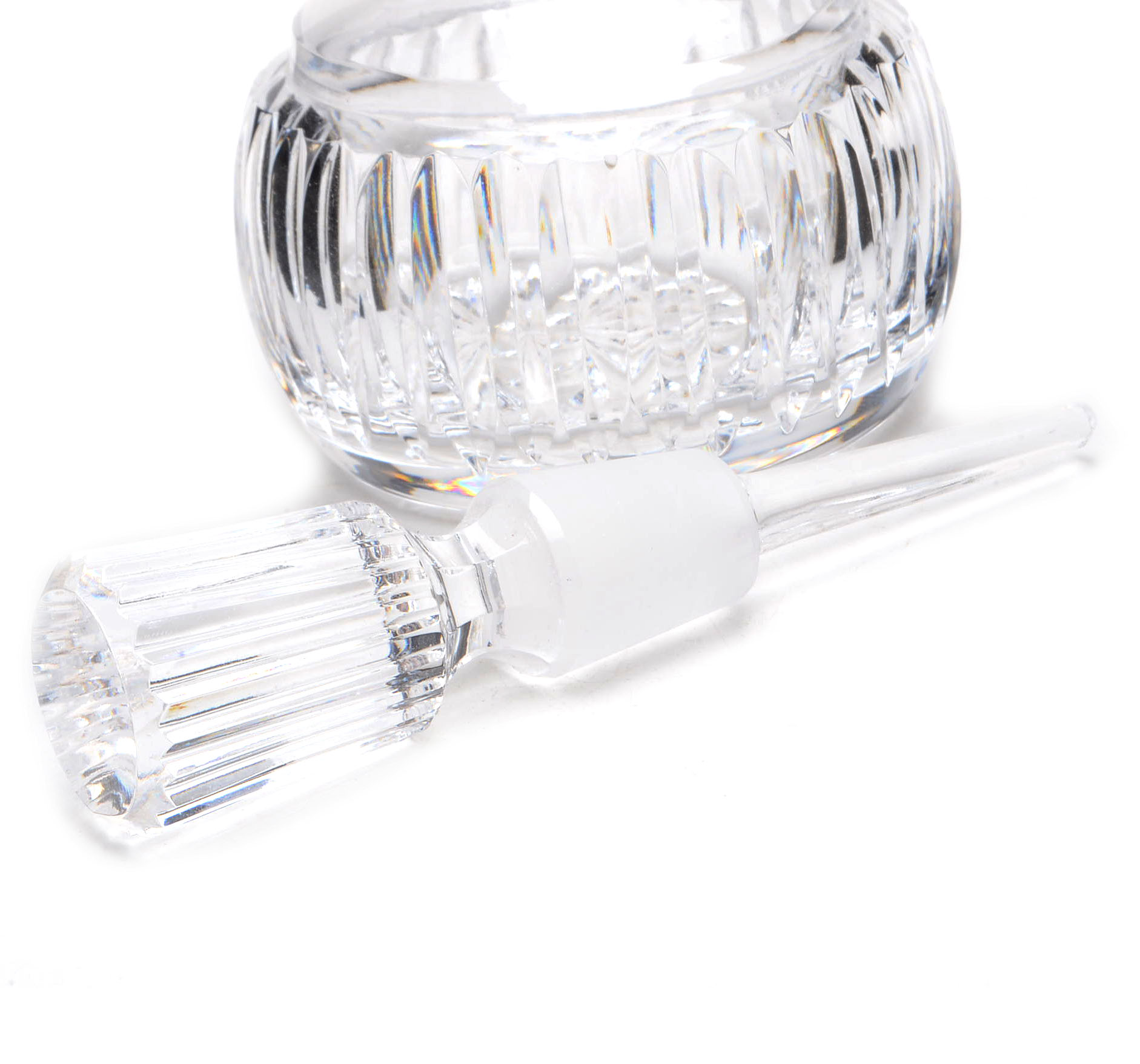 Pair of Waterford Crystal Perfume Bottles