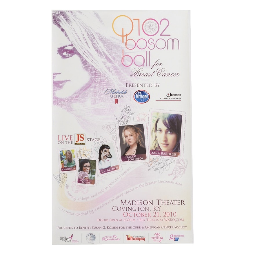 2010 Bosom Ball Signed Poster