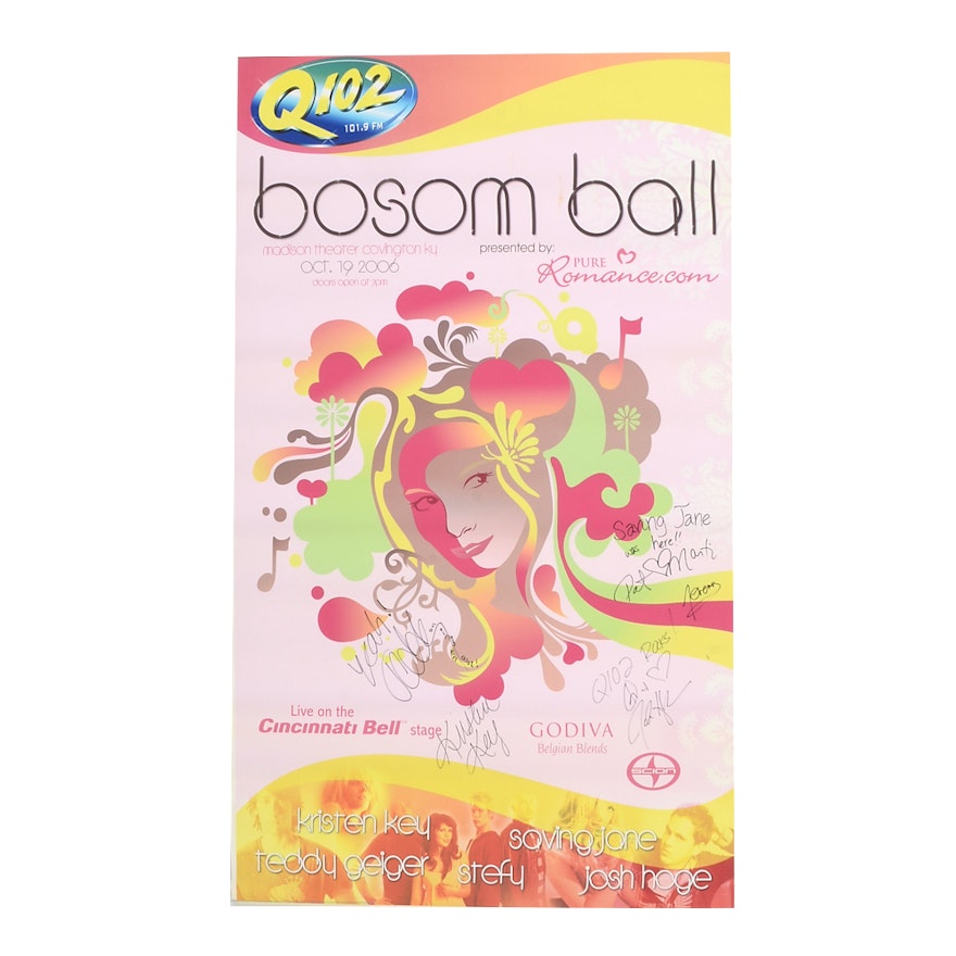 2006 Bosom Ball Signed Poster