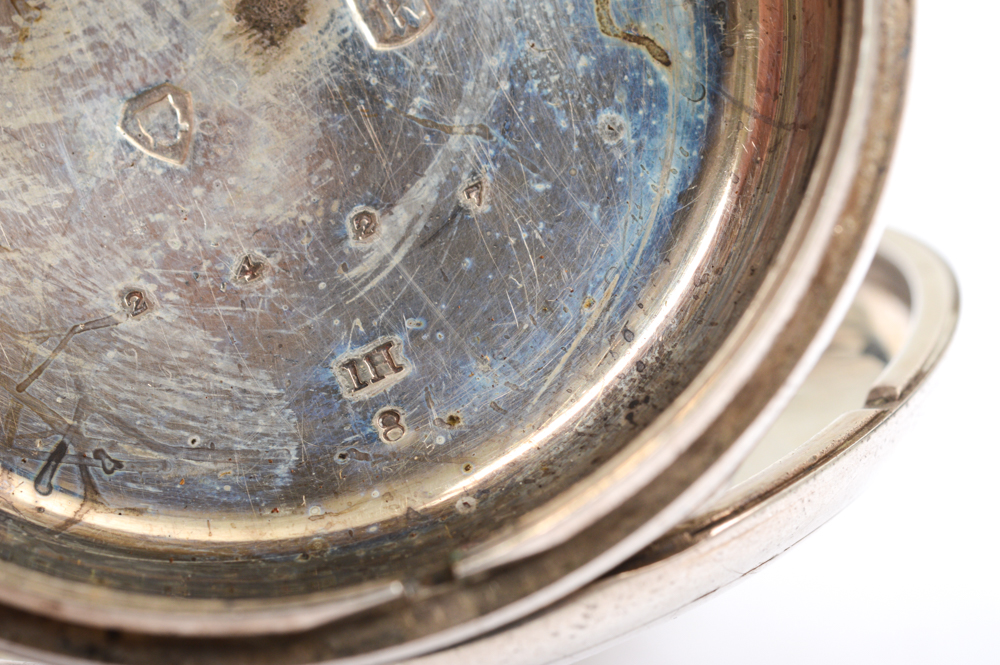 Antique Sterling Silver 1865 London Pocket Watch