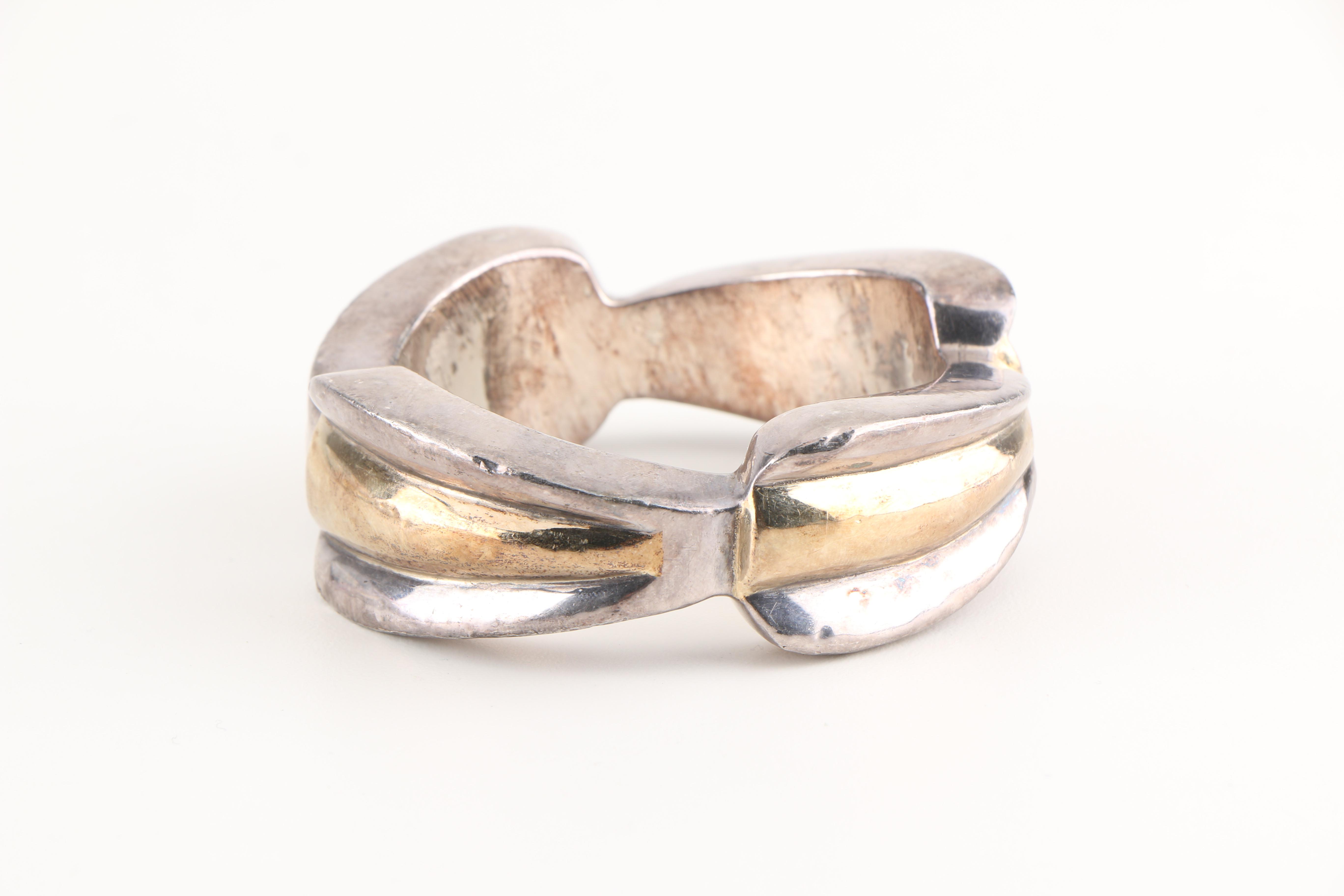 Sterling Silver Electroformed Bracelet and Earrings