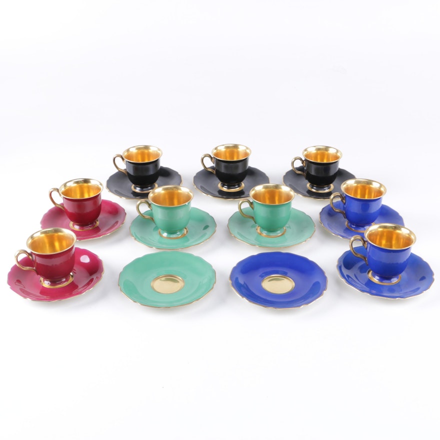 Rosenthale "Ivory" Bavarian China Teacups and Saucers