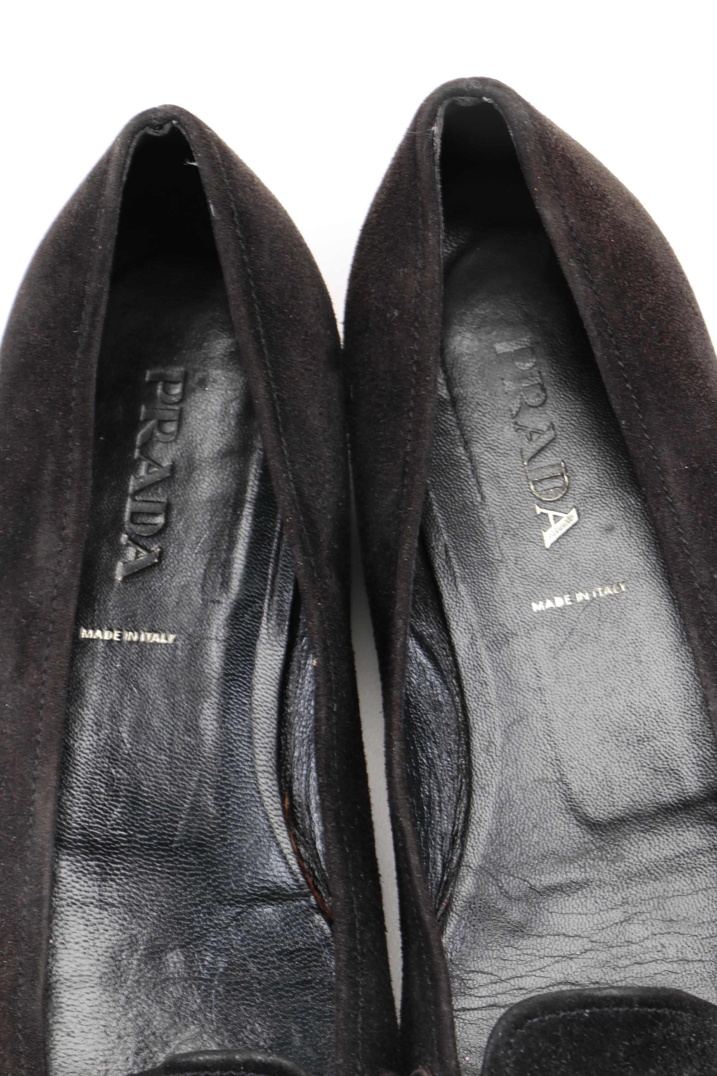 Women's Prada Suede Loafers