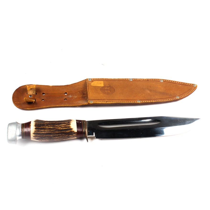 E. Knecht & Co. Antler Handled Knife