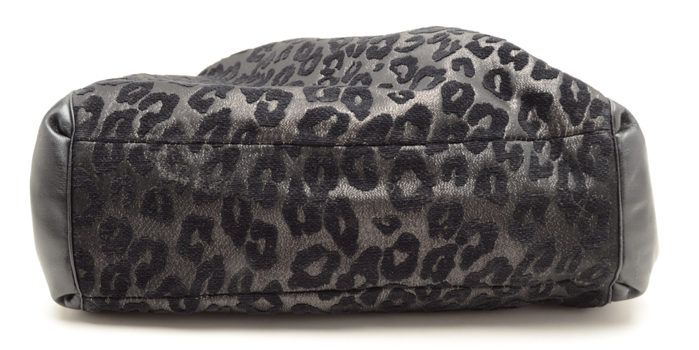 Coach Madison Phoebe Shoulder Bag in Black Ocelot