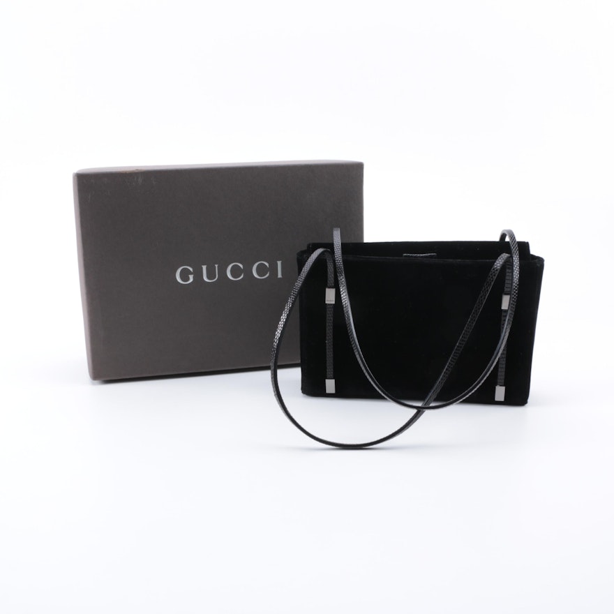 Gucci Velvet Handbag