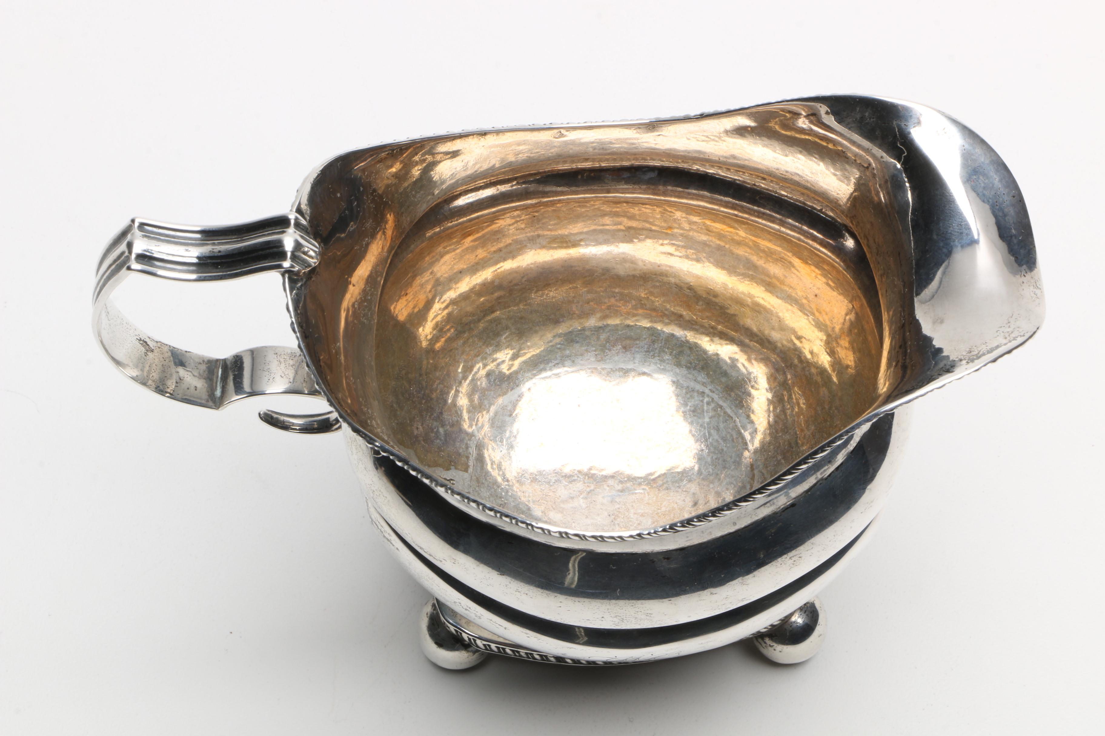 19th Century William Braisted Heyer Coin Silver Creamer
