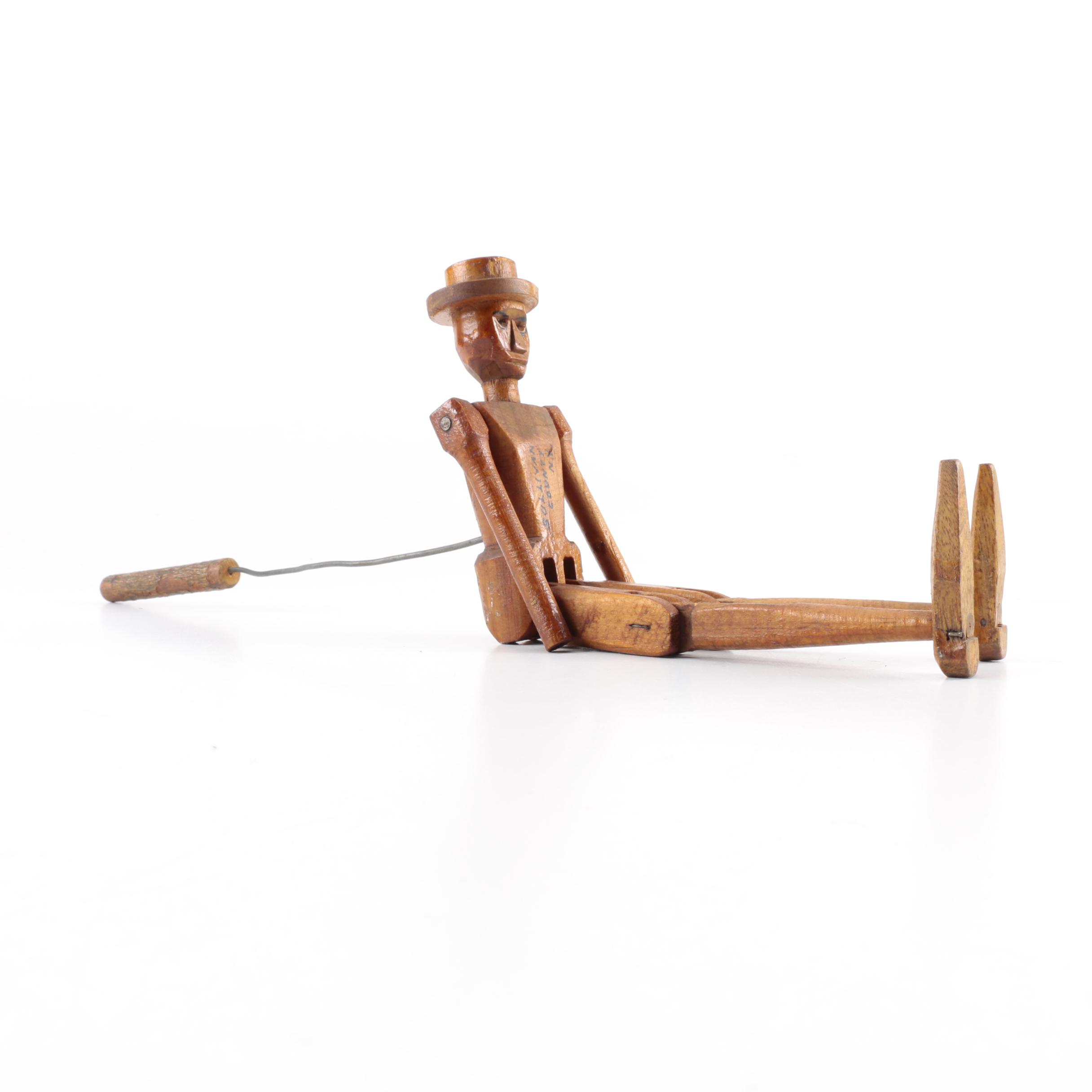 Walking Wooden Man Toy