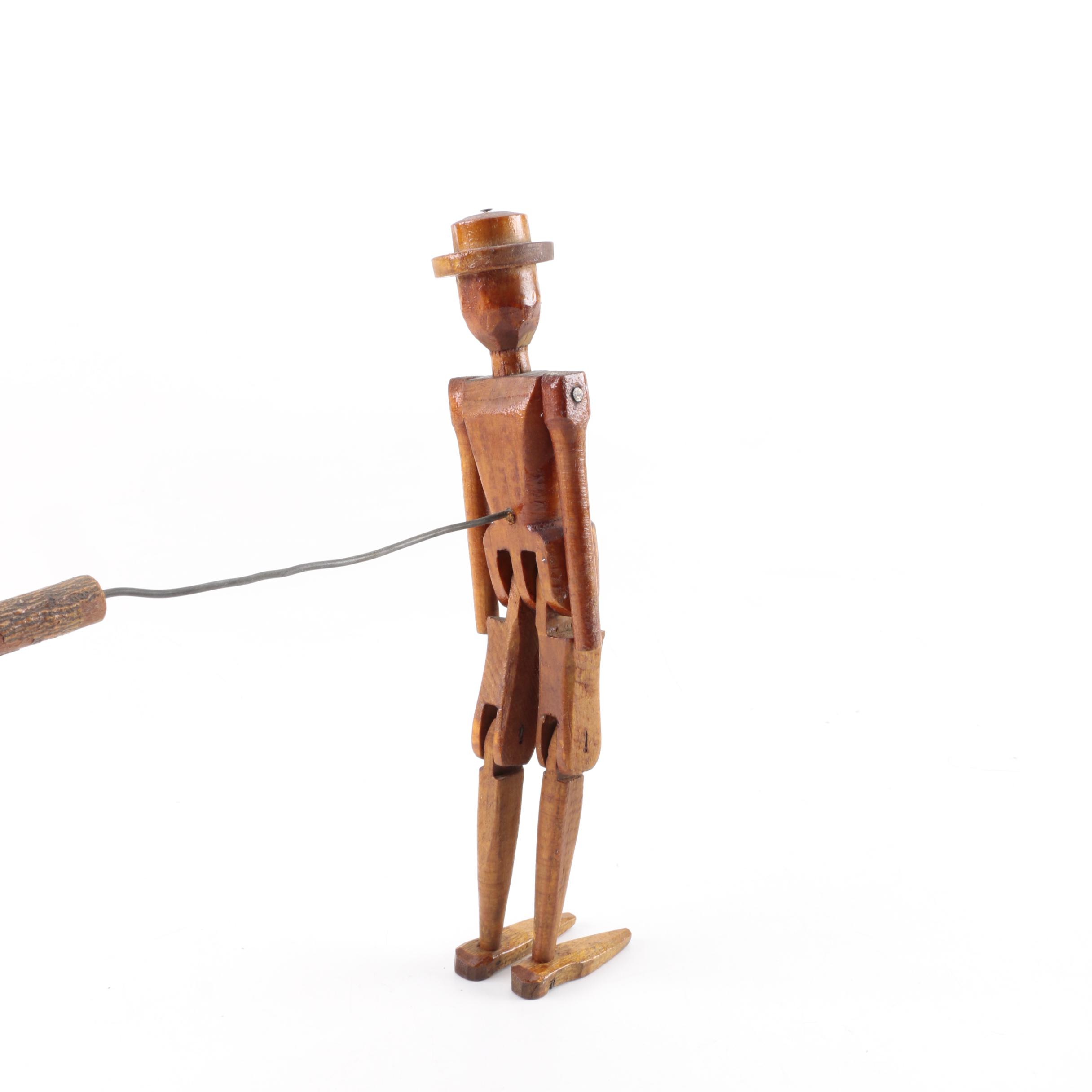 Walking Wooden Man Toy