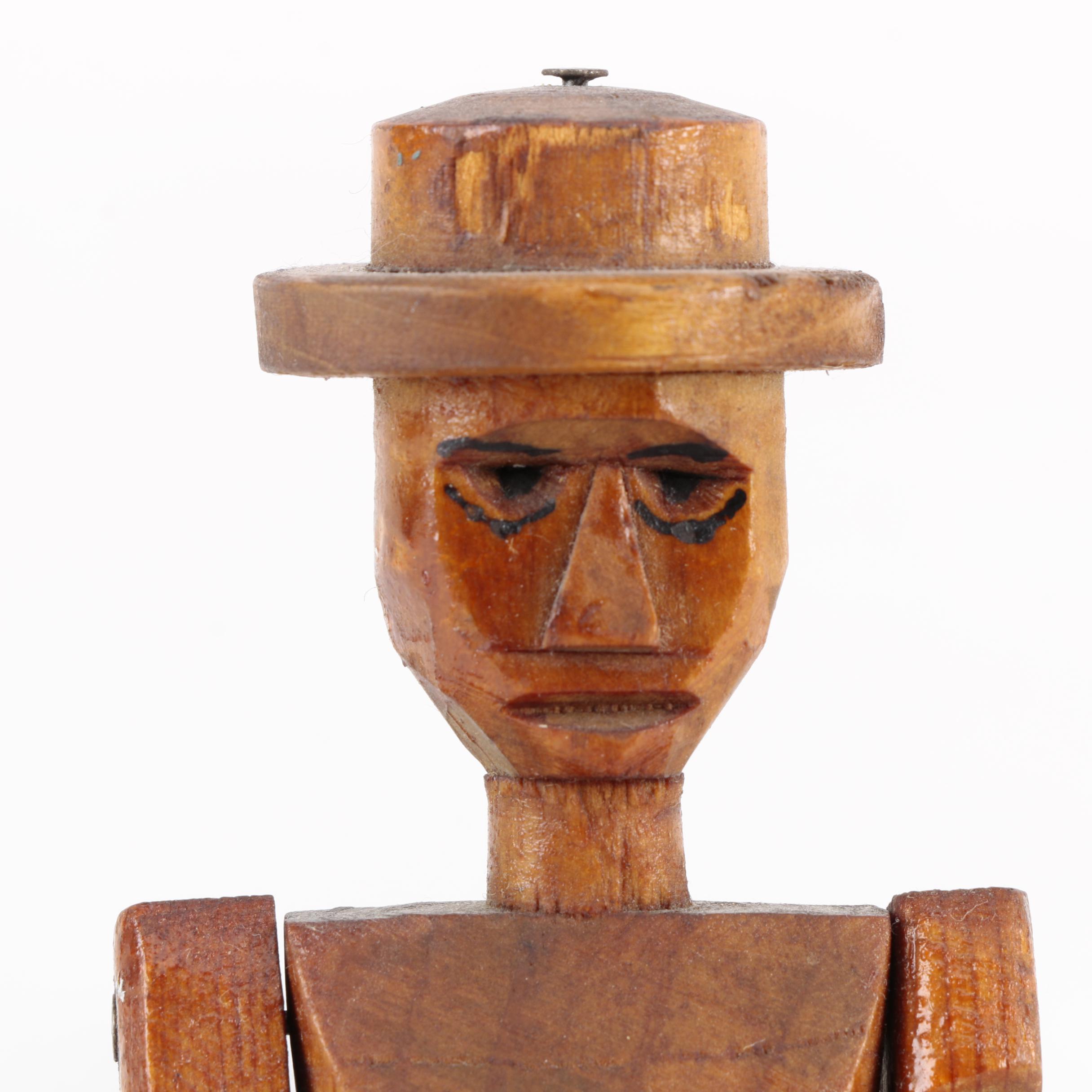 Walking Wooden Man Toy