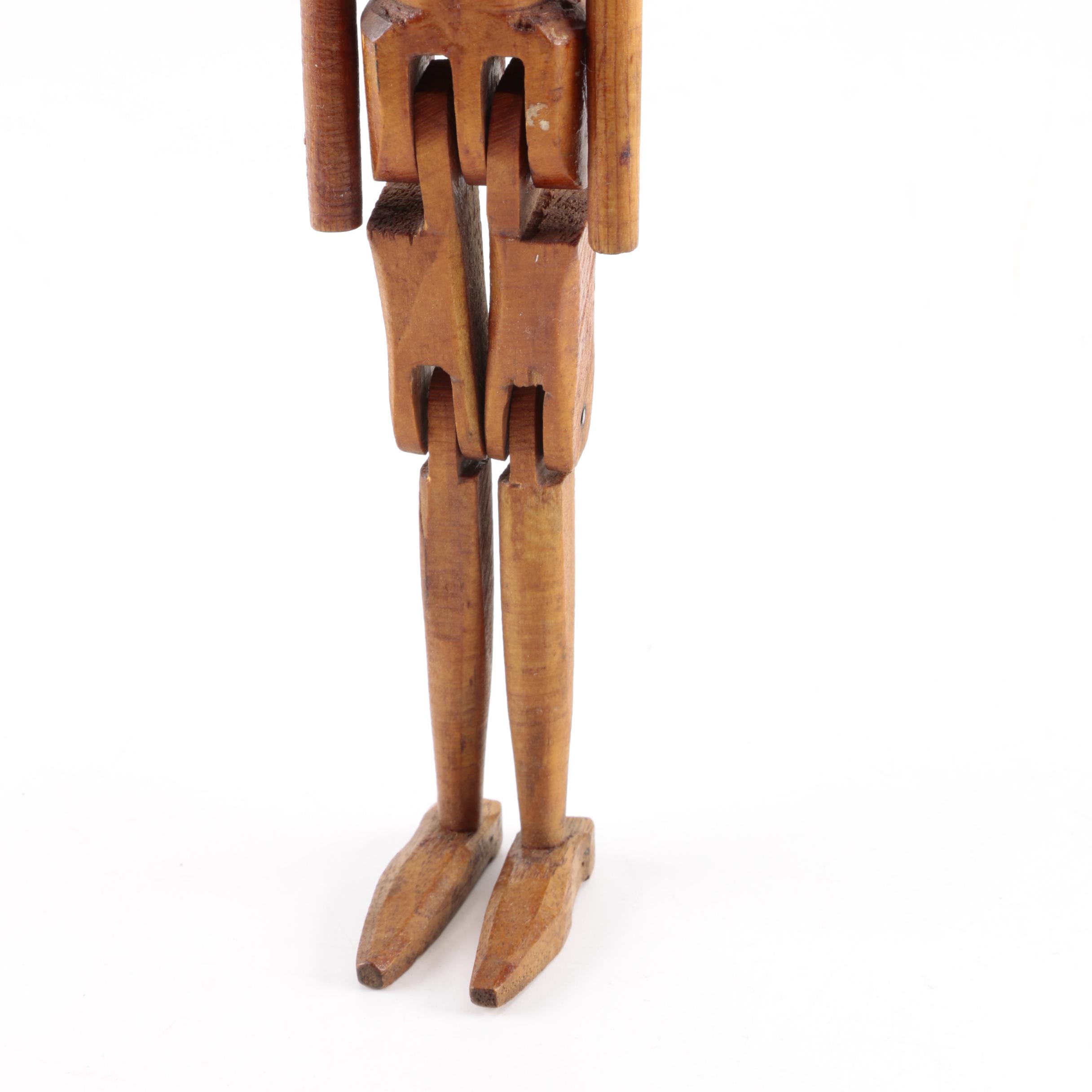 Walking Wooden Man Toy