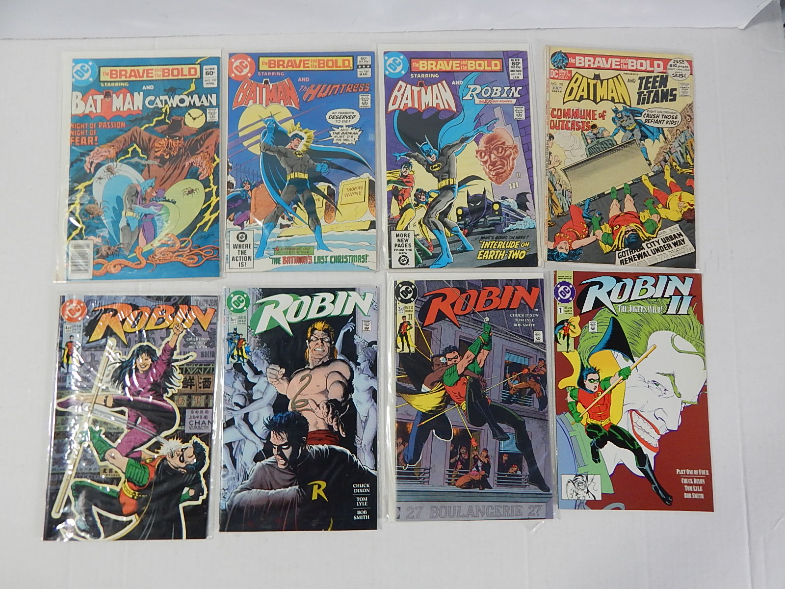 DC Comics with "The Brave and the Bold", "Batman", "Robin", and More