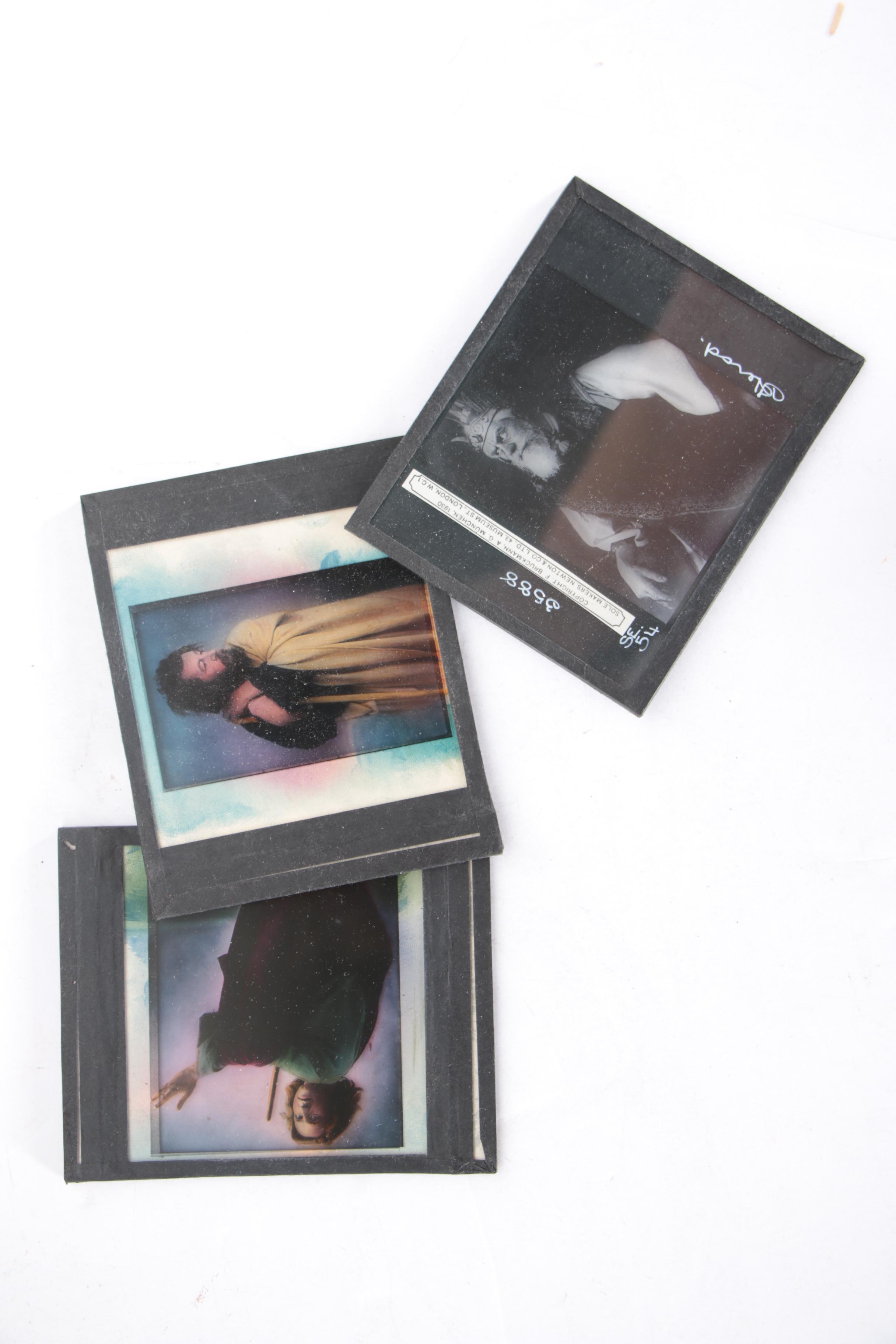 Magic Lantern Slides and Vintage Postcards for The Passion Play at Oberammergau