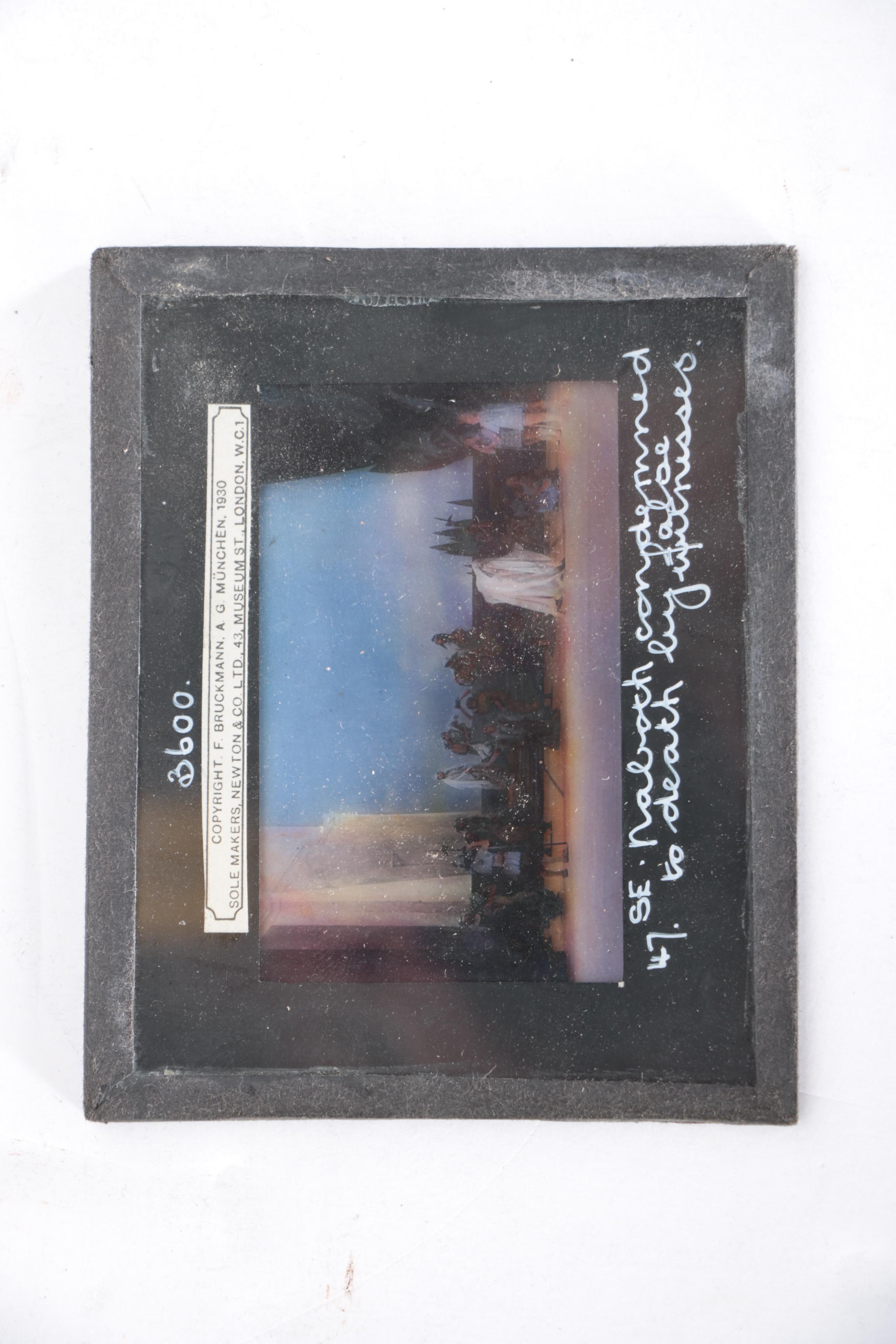 Magic Lantern Slides and Vintage Postcards for The Passion Play at Oberammergau