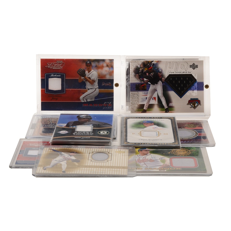 Maddux and Thomas Jersey Cards
