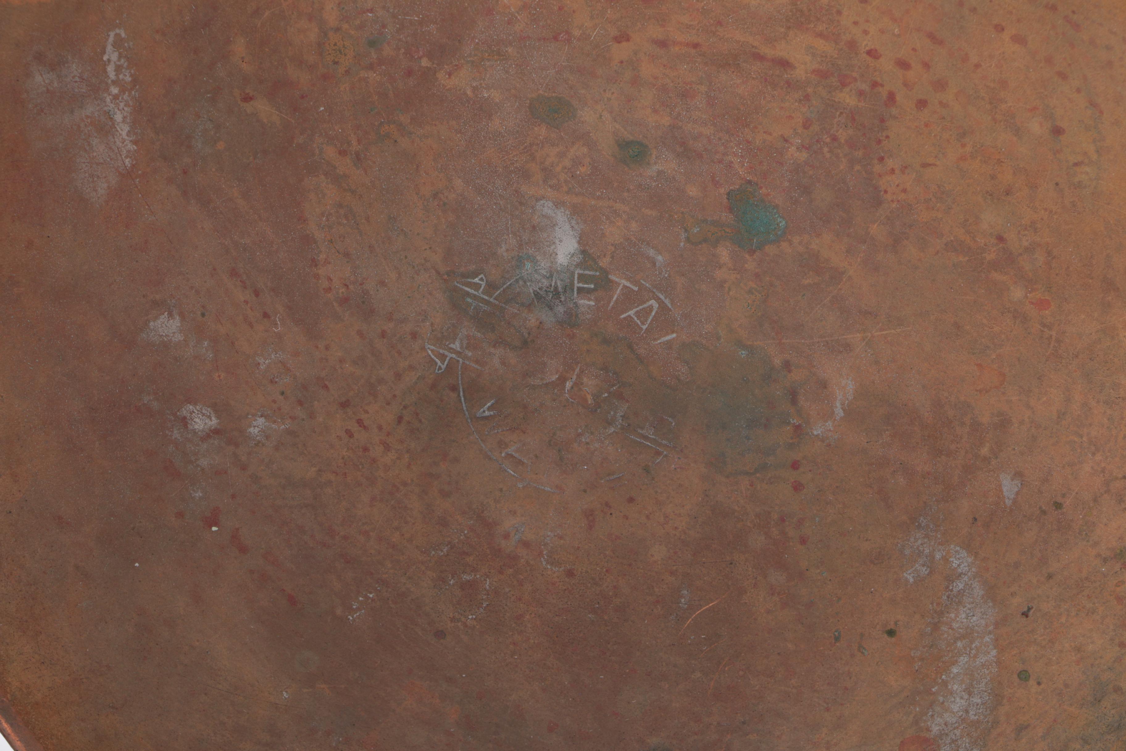 Assortment of Vintage Copper Cookware and Serveware