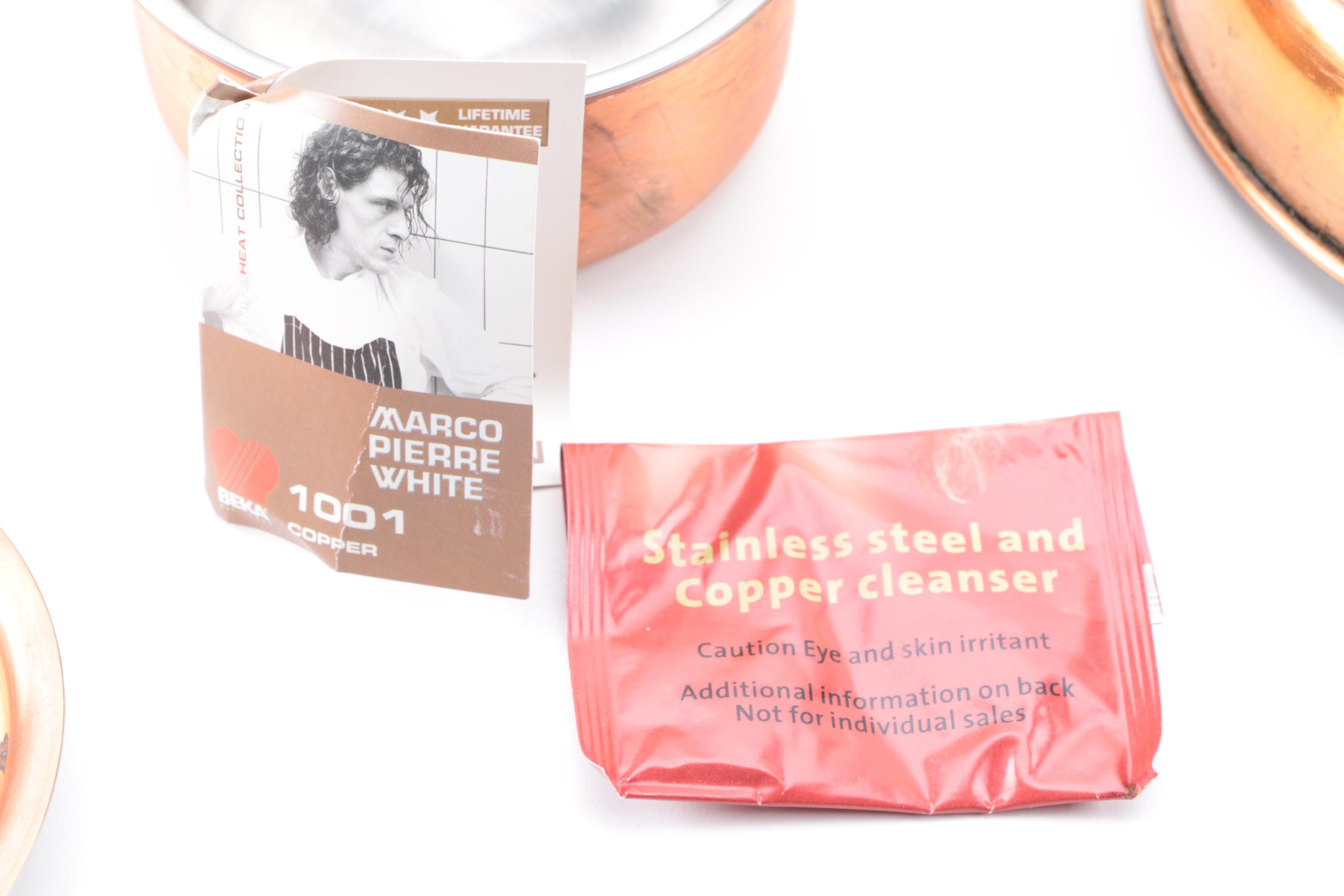 Assortment of Vintage Copper Cookware and Serveware